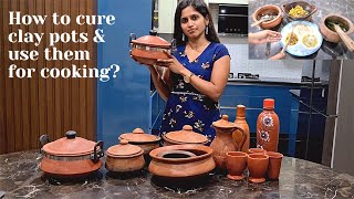 How to cure clay pots amp use them for cooking  Toxic free amp healthy  Say No to nonstick cookware [upl. by Jacobo474]