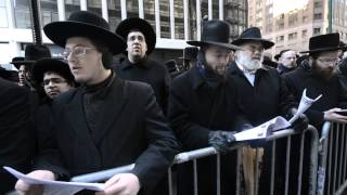 50000 Satmar Jews Protest Against Israel Military Draft [upl. by Pressman60]