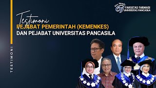 Testimoni Menteri Kesehatan Yayasan dan Pejabat UP untuk Dies Natalis FFUP 61 [upl. by Yditsahc]