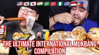 the ULTIMATE international mukbang compilation [upl. by Pembrook]