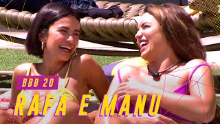 MANU GAVASSI E RAFA KALIMANN A AMIZADE DAS FINALISTAS DO BBB20 ❤️ BIG BROTHER BRASIL 20 [upl. by Berghoff769]