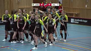 Highlights Svenska Superligan Dam IBK Lund  IBF Falun [upl. by Irakuy652]