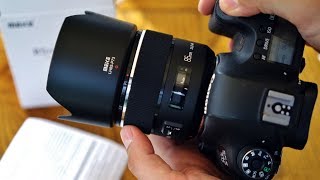 Meike 85mm f18 Autofocus lens review with samples Fullframe amp APSC [upl. by Shotton]