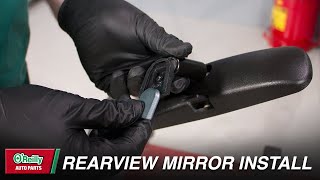 How To Replace Your Vehicles Rearview Mirror [upl. by Yllod]