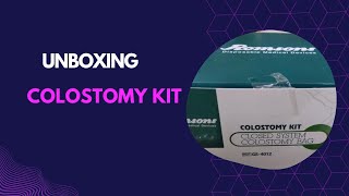 UNBOXING COLOSTOMY KIT OSTOMY OSTOMYKIT MEDICPRO [upl. by Attenal547]