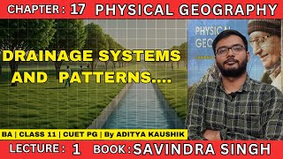 L1 DRAINAGE SYSTEM AND PATTERNS  PHYSICAL GEOGRAPHY [upl. by Flavius]