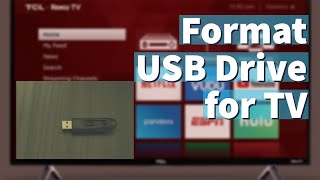 How to Format USB Drive for your TV [upl. by Aerbas883]