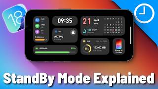 How To Use iOS 18 StandBy Mode Like A Pro  7 Best StandBy Mode Widget [upl. by Naitsabes]