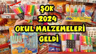 ŞOK OKULA DÖNÜŞ 2024🔊 ŞOK MARKET OKUL KIRTASİYE MALZEMELERİ GELDİ 💯STABİLO SHARPİE BACK TO SCHOOL [upl. by Enelak969]