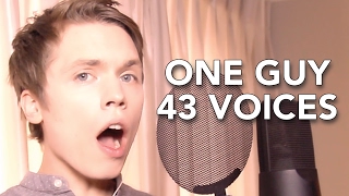 One Guy 43 Voices with music  Roomie [upl. by Avek]