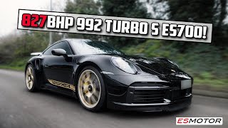 A STUNNING 827BHP ES700 992 TURBO S porsche esmotoruk porsche911 [upl. by Monsour655]