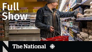 CBC News The National  Grocery rebate Online News Act LacMégantic [upl. by Atinus]