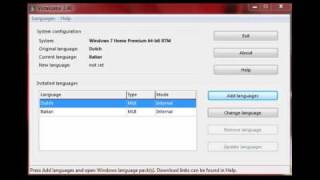 vistalizator  cambiare lingua su Windows vista 7Tutorial [upl. by Conlon623]