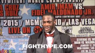 DEONTAY WILDER SENDS A POSITIVE MESSAGE TO KIDS quotANYTHINGS POSSIBLE NO MATTER WHERE YOURE FROMquot [upl. by Ahsikym]