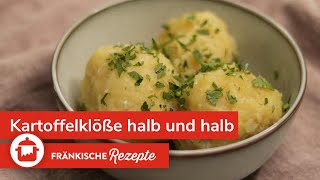 KARTOFFELKNÖDEL Fränkische Klöße mit Kartoffeln 🥔 [upl. by Calida]