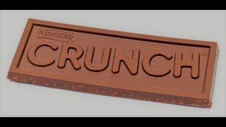 طريقه عمل لوح شوكولاته Crunch مقرمش [upl. by Ajax]