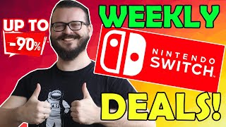 Nintendo Switch Weekly Sale 11 GREAT games with EPIC Discounts [upl. by Eirrac]