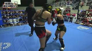 21° Combate AMATEUR Mariana Romero Vs Pilar Gutiérrez Kick Boxing Z1 10 08 24 [upl. by Llenyaj]