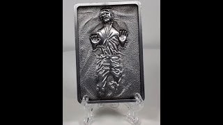 Merchoid Limited Edition Han Solo In Carbonite Ingot [upl. by Willyt]