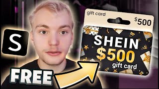 NEW GET FREE SHEIN GIFT CARDS 2023 Updated Working Method 2023 [upl. by Eiramanin]