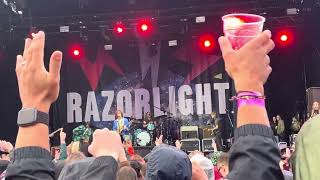 Razorlight Somewhere else Bingley weekend 5 August 2023 [upl. by Bonni]