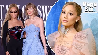 Grammy nominations 2025 Taylor Swift and Beyoncé shatter records again Ariana Grandes snub more [upl. by Musihc]