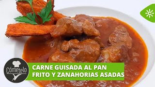 Cómetelo  Carne guisada al pan frito y zanahorias asadas al comino [upl. by Ittap]