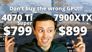 AMD Dropped Prices Is it enough 4070 Ti Super vs 7900 XTX The Ultimate Comparison [upl. by Ecirbaf471]