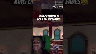 IRUSHBOTS reacts to CUSTOMADIC hitting a full court 3 in stage😳 shorts viral nba2k24 [upl. by Penrod]