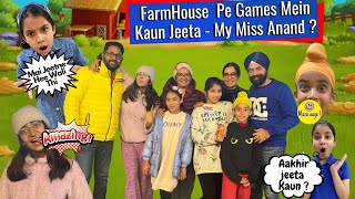 Farm House Pe Games Mein Kaun Jeeta  My Miss Anand   RS 1313 VLOGS  Ramneek Singh 1313 [upl. by Sherwynd628]