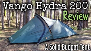 Vango Hydra 200 tent review  A good budget wild Camping tent for Camping in strong winds [upl. by Alehc251]