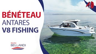 Beneteau Antares 8 V2 Fishing Vollständiger Test und Test auf dem Gardasee Bellandi Boote [upl. by Kassel]