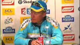 Étape 13  Stage 13  Interview  Alexandre VINOKOUROV [upl. by Ecyor]