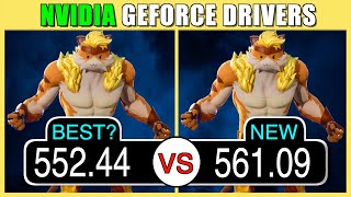 Best NVIDIA driver for Fortnite CS 2 Valorant  55244 vs 56109  Windows 11  2024 [upl. by Hendry]