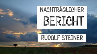 Nachträglicher Bericht über den Landwirtschaftlichen Kurs von Rudolf Steiner [upl. by Hanoy]