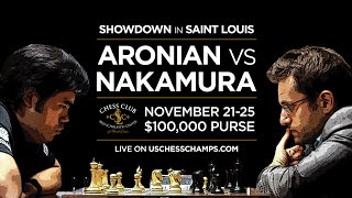 2014 Aronian vs Nakamura Blitz [upl. by Itisahc]