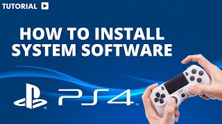 How to Install PS4 system software from USB [upl. by Ellecrad855]