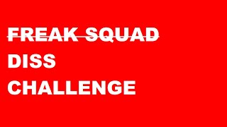 BOOKER  FREAK SQUAD DISS CHALLENGE [upl. by Jaddo439]