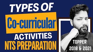 Types of Cocurricular Activities  NTS Preparation  BRAINS ACADEMY nts ajkpsc [upl. by Sheryle]