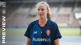 ALW R17 Preview Kijah Stephenson  Newcastle Jets v Brisbane Roar [upl. by Salvadore897]