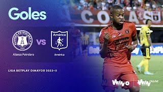 Alianza Petrolera vs América goles  Liga BetPlay Dimayor 20232  Fecha 9 [upl. by Simara583]