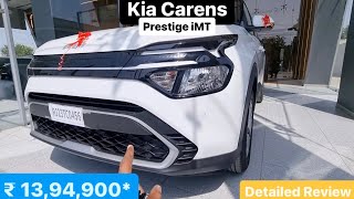 New 2024 Kia Carens Prestige iMT Diesel 👌 Review [upl. by Arracahs728]