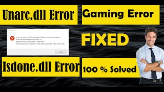 How to fix Unarcdll and Isdonedll returned an error  Fix Unarcdll returned an error code 14 [upl. by Nysila868]