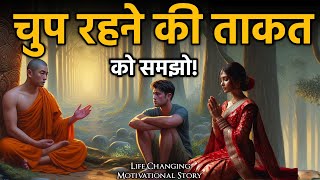 😡कम बोलने कि आदत डालो  Buddhist Story On POWER OF SILENCE Gautam Buddha Story [upl. by Lamahj]