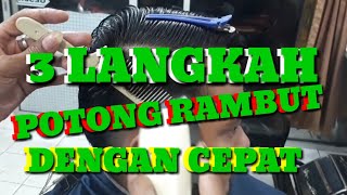 Belajar potong rambut dengan cepattutorial lengkap untuk pemula [upl. by Nortal]