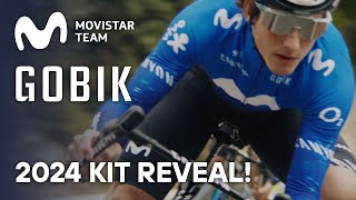 GOBIK x Movistar Team  2024 Kit Reveal [upl. by Annaxor]