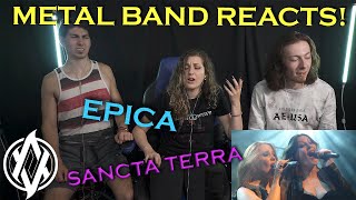 Epica  Sancta Terra Live REACTION  Metal Band Reacts REUPLOADED [upl. by Russian]