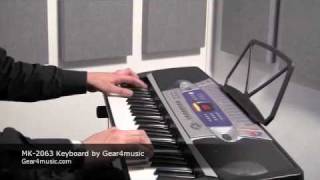 Overview of the MK2063 Keyboard by Gear4musiccom [upl. by Melgar323]