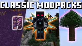 Top 5 CLASSIC Minecraft Modpacks [upl. by Mahau373]