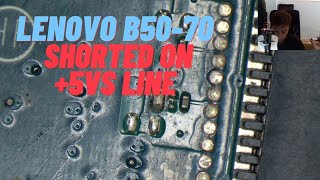 Lenovo B5070  troubleshooting and 5vs line short Fix [upl. by Raney]